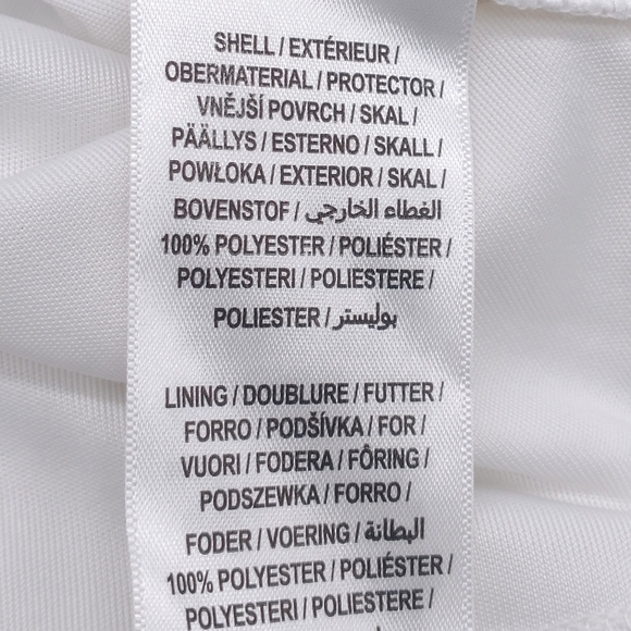 Adrianna Papell White Hand Beaded Long Sleeve Sheath Formal Dress Size 8 - Picture 13 of 16